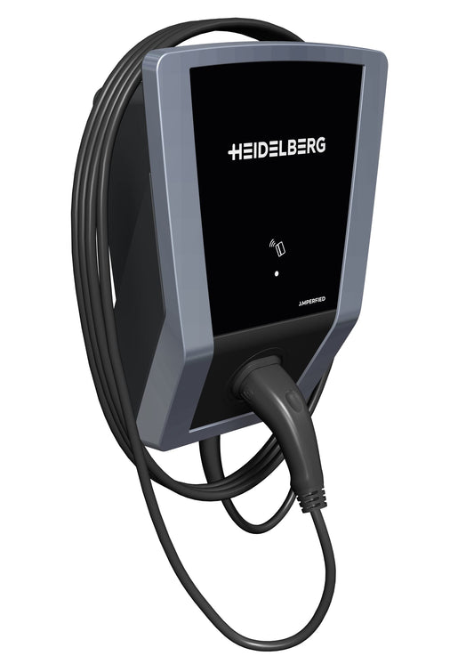 HEIDELBERG Wallbox 11 kW mit App und RFID-Karten. Smarte Ladestation Connect.Home für Elektrofahrzeuge. Optional 5 Jahre Garantie. Inkl. 5 m Ladekabel. EV Charger Made in Germany.